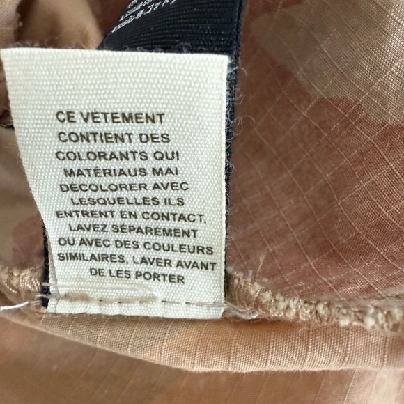 FREE PEOPLE WOMEN’S CAMOUFLAGE TAUPE  MILITARY STYLE JACKET SIZE: S - Picture 4 of 13